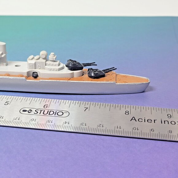 Matchbox Sea Kings K-303 Battleship Vintage 1978 Lesney England Diecast Navy Toy - Picture 10 of 13